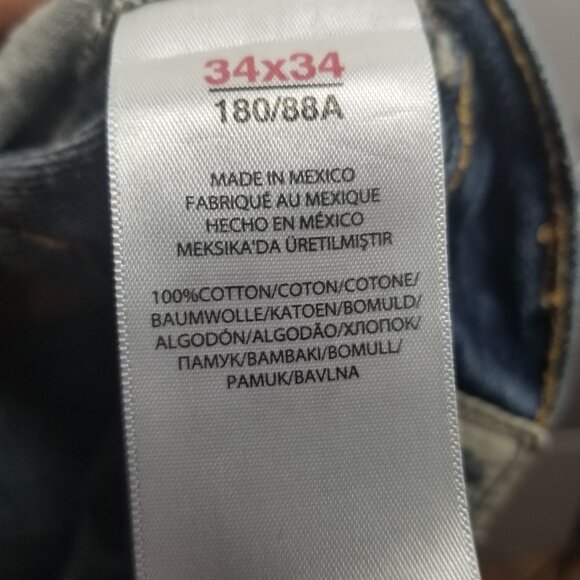 Vtg Polo Ralph Lauren Authenic Dungarees Men's Jeans Sz 34X34 - Picture 9 of 9